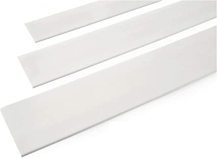 Flat BAR Trim Door Window Architrave White PVC Cover Strip - Floor Safety Store