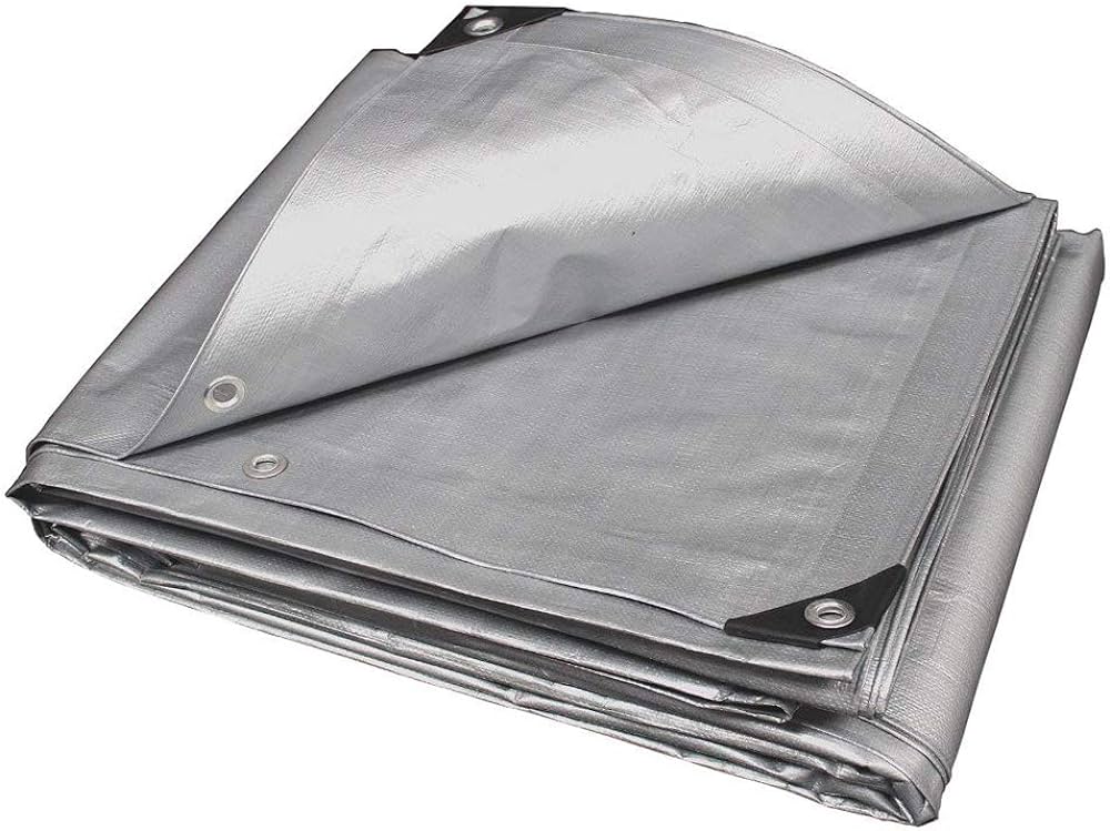 Silver Tarpaulin 200gsm Heavy Duty Waterproof Premium Quality Tarpaulinz - Tarpaulinz