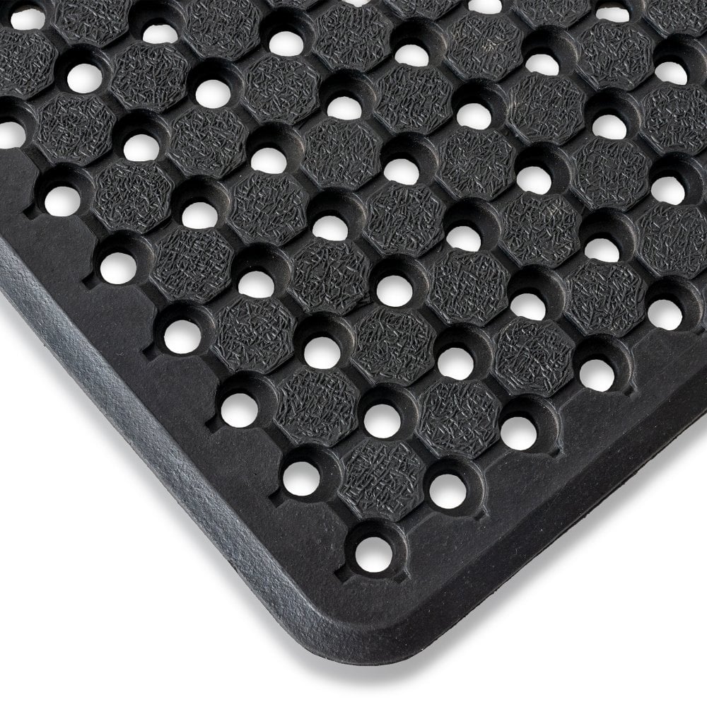 Drain Away Rubber Mats Ground and Walkway Matting - Rubber Flooring Uk