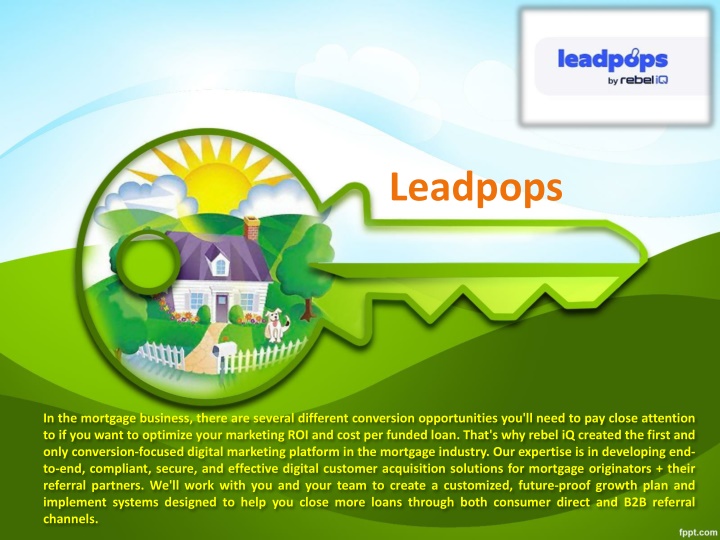 PPT - Mortgage Loan Officer Tools - Leadpops PowerPoint Presentation, free download - ID:13806979