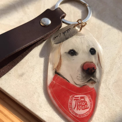 Custom Dog Portrait Keychain - Pet Handcrafts Profile Picture