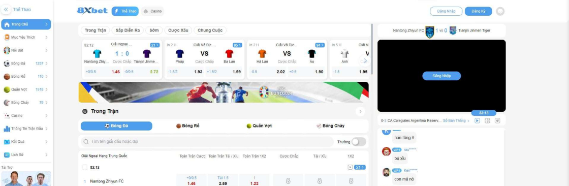 Nhà cái 8XBET Cover Image