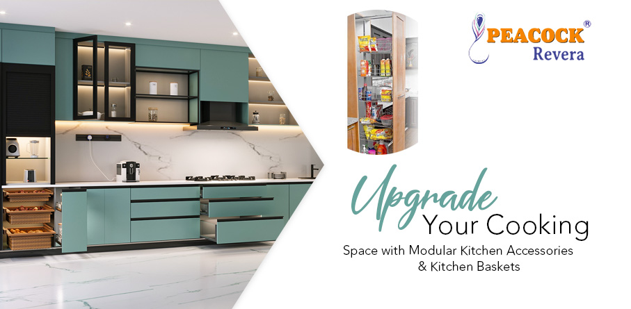 Upgrade Your Cooking Space with Modular Kitchen Accessories & Kitchen Baskets