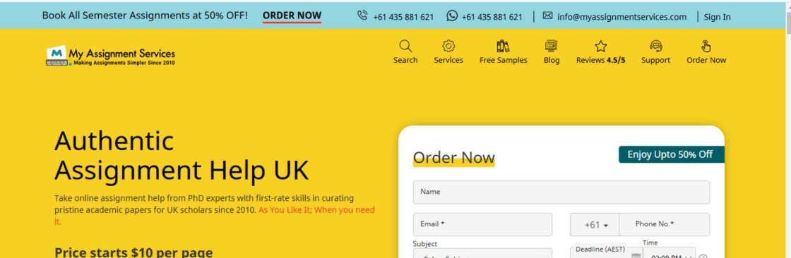 My Assignment Services Cover Image