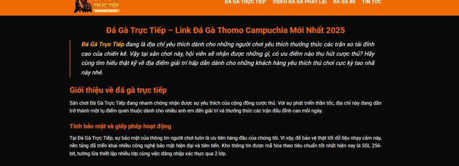 Đá Gà Trực Tiếp Cover Image