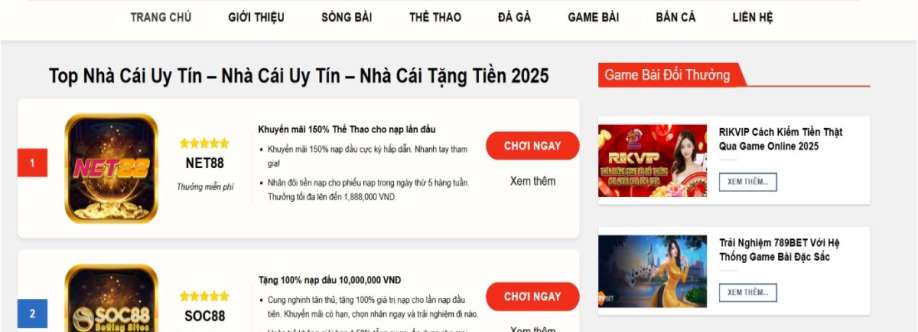Top Nhà Cái Uy Tín Nhà Cái Tặng Tiền 2024 Cover Image