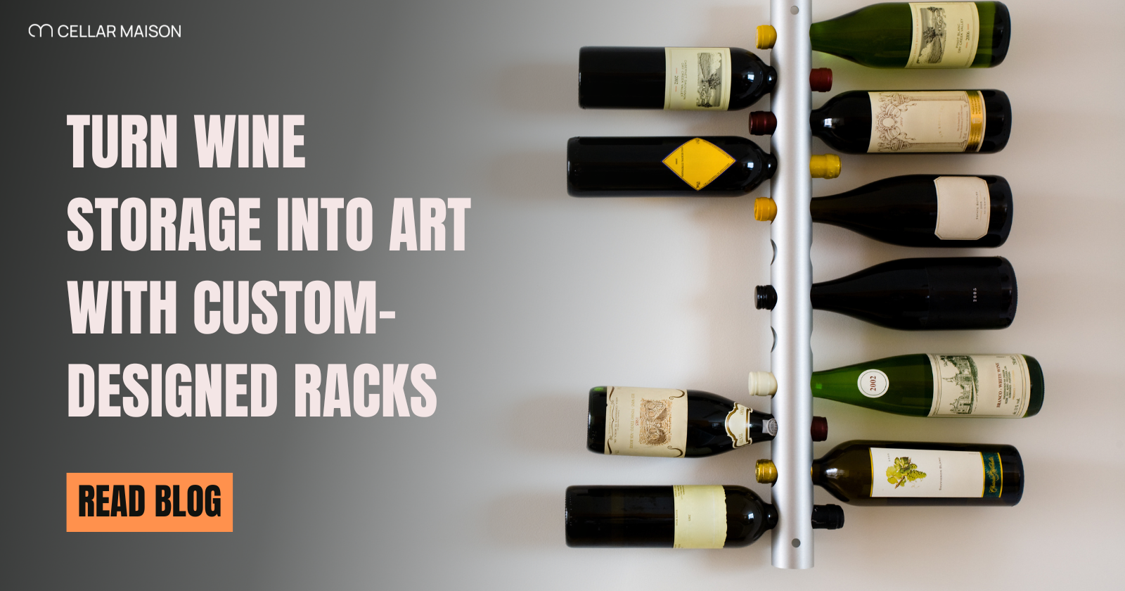 Elegance in Every Sip: Displaying Your Collection with Luxury Wine Racks – Cellar Maison