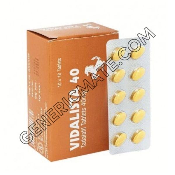 Buy Vidalista 40mg Tablets Online At 100% Trusted Pharmacy Store - GM