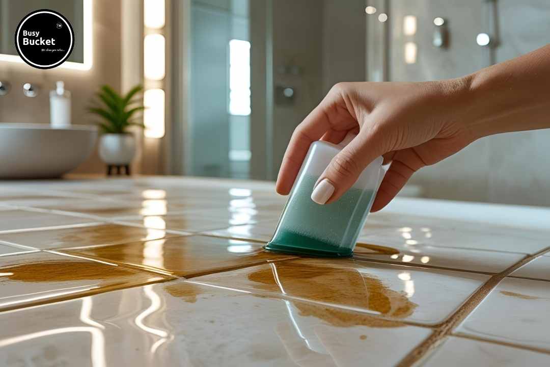 How to Remove Stains from Tiles - Busy Bucket Services