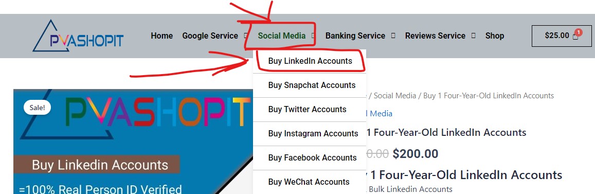 Buy LinkedIn accounts - 100% Trusted Services Provider