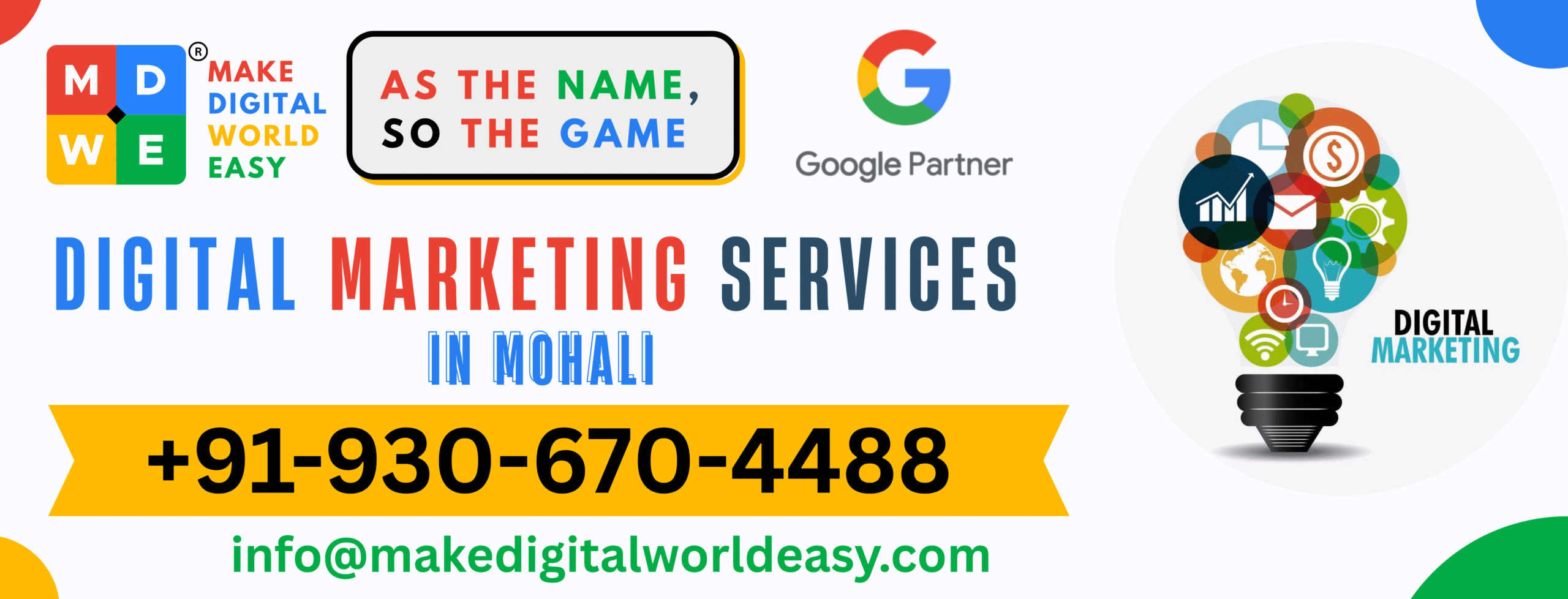 Best Digital Marketing Company in Mohali- Make Digital World Easy!