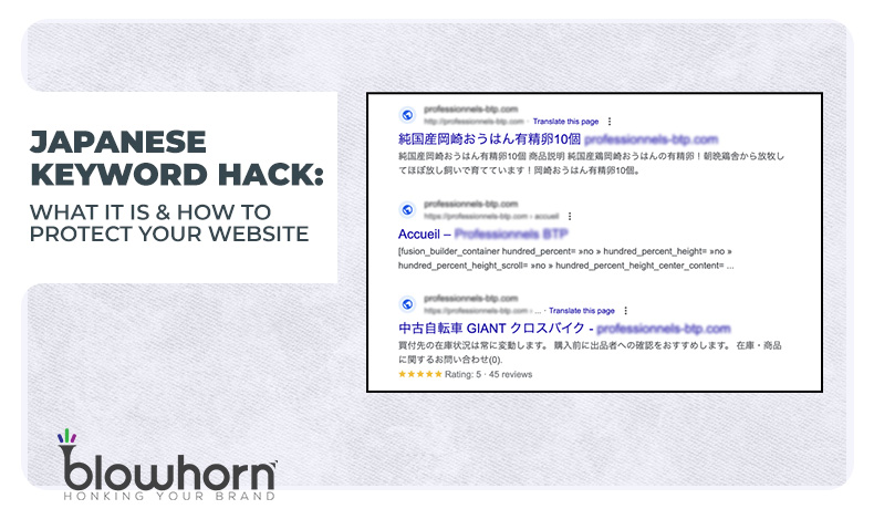 Japanese Keyword Hack: What It Is & How to Protect Your Website