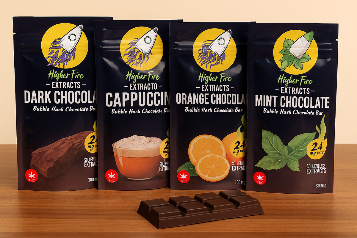 Higher Fire Extracts Bubble Hash Chocolate: A Gourmet Cannabis Edible Experience - MMJ Express