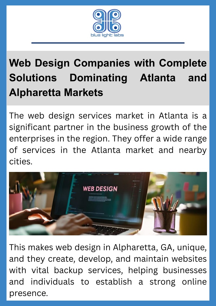 PPT - Web Design Companies with Complete Solutions Dominating Atlanta and Alpharetta Markets PowerPoint Presentation - ID:14512920