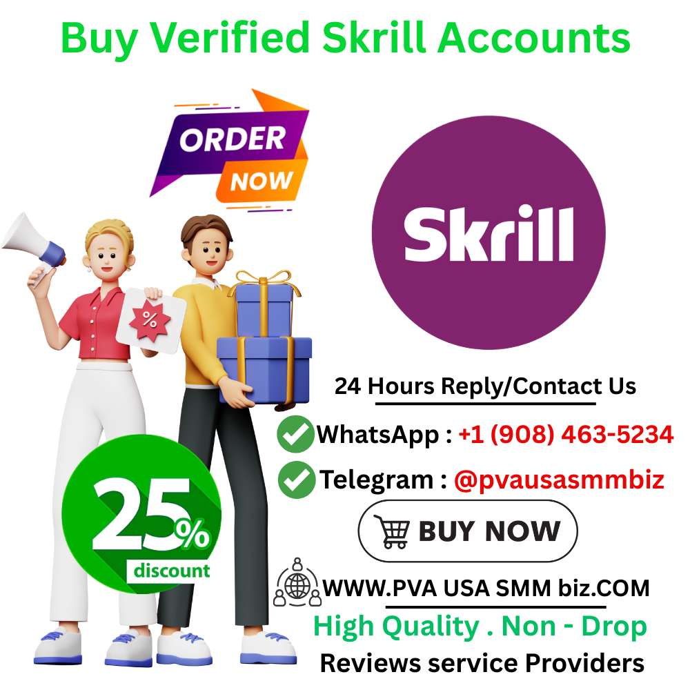 Buy Verified Skrill Accounts KYC Verified IT Accounts 2023 Profile Picture