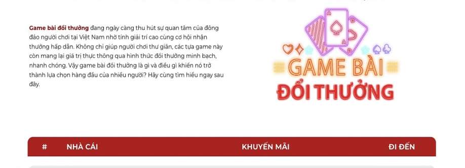 Game Đổi Thưởng Cover Image