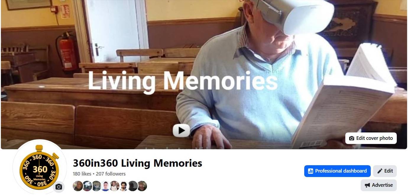 Facebook and YouTube Memories - 360in360 Living Memories