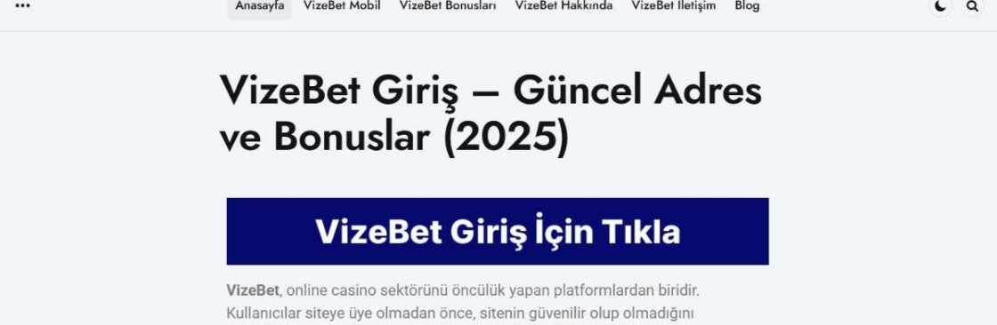 VizeBet güncel giriş Cover Image