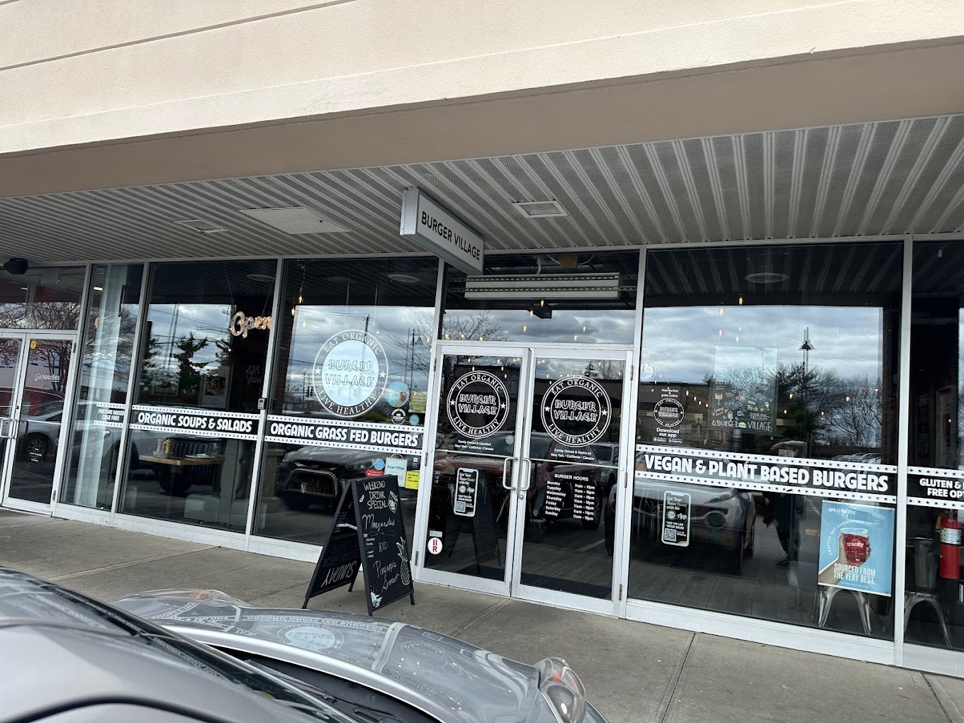 Burger Village in Farmingdale | Organic and Plant-Based Burgers