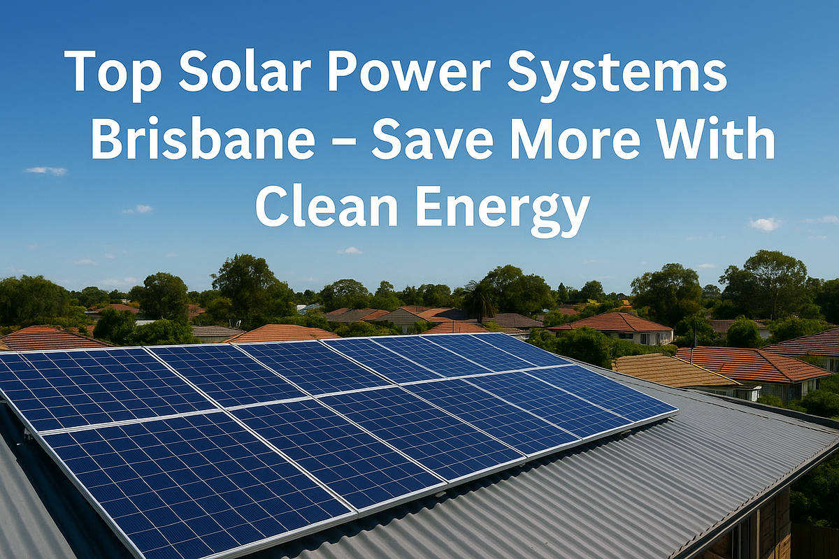 Top Solar Power Systems Brisbane — Save More With Clean Energy