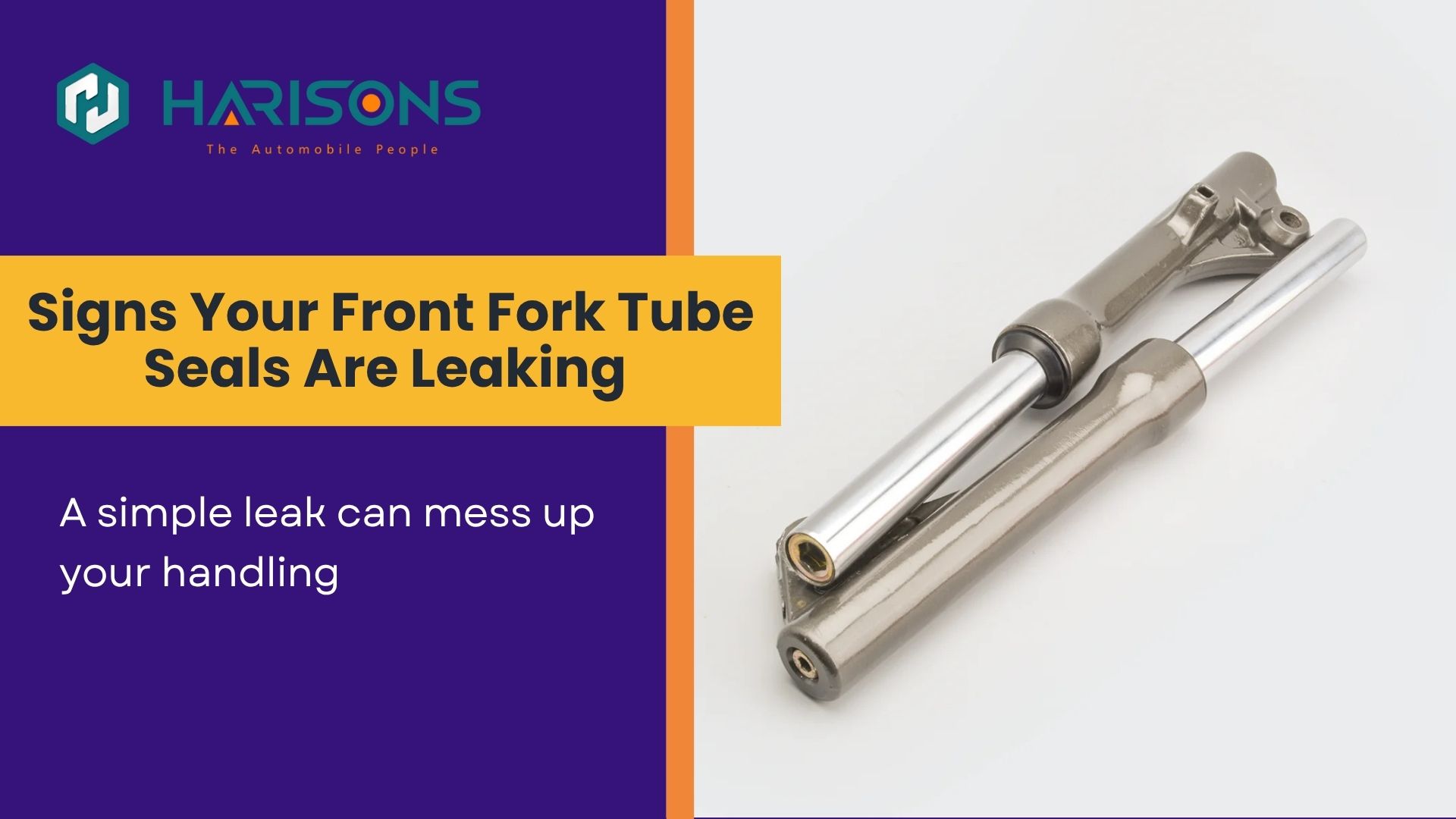 Common Signs of Front Fork Tube Seal Failure Explained