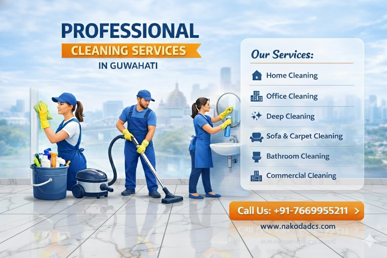 Top-Rated Professional Cleaning Services in Guwahati: Why Nakoda is Your Best Choice