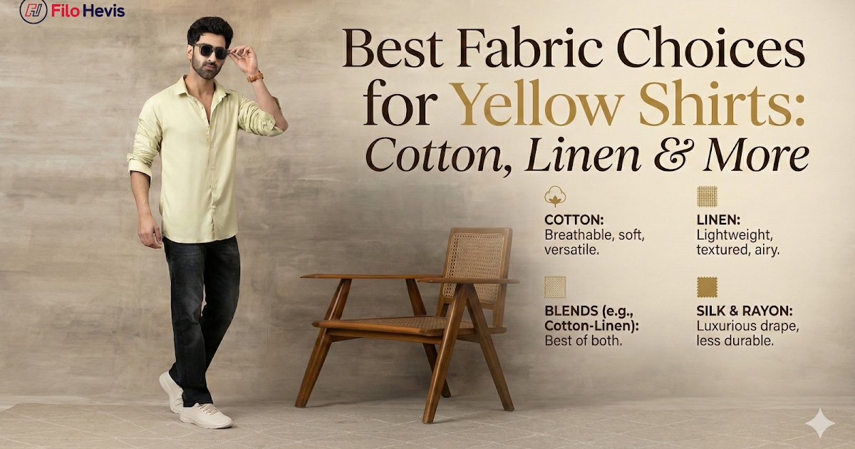 Best Fabric Choices for Yellow Shirts: Cotton, Linen & More