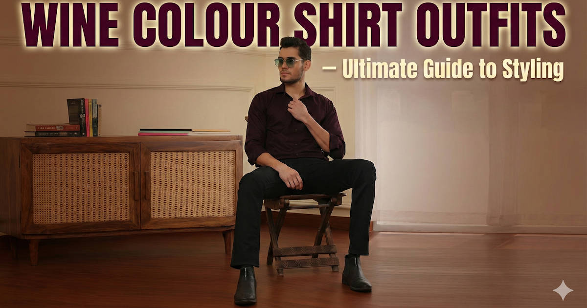 Wine Colour Shirt Outfits – Ultimate Guide to Styling