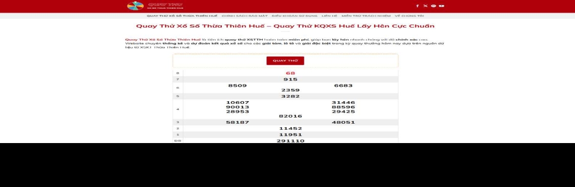 Quay Thử Xổ Số Thừa Thiên Huế Cover Image