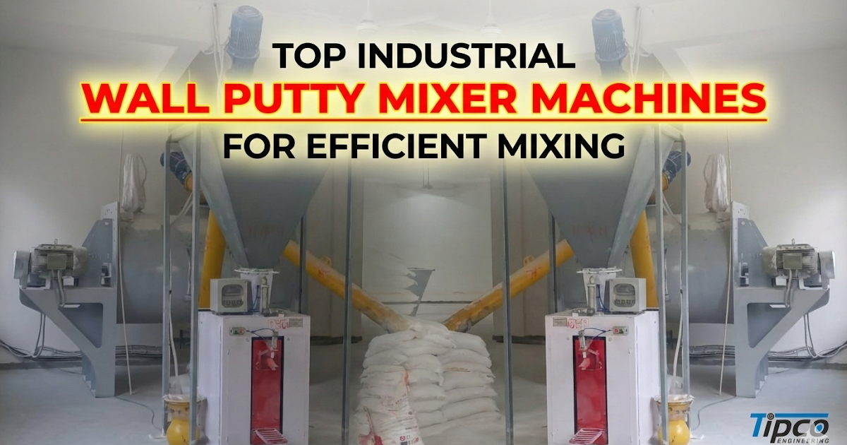 Top Industrial Wall Putty Mixer Machines for Efficient Mixing