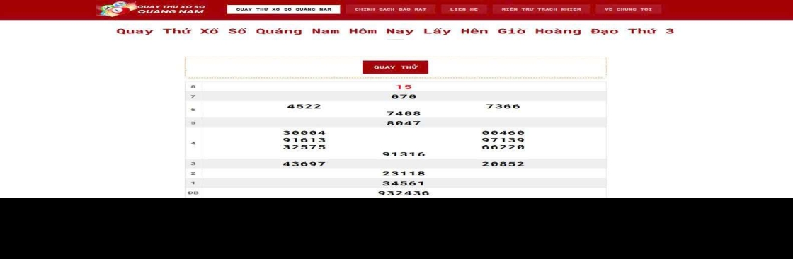 Quay Thử Xổ Số Quảng Nam Cover Image