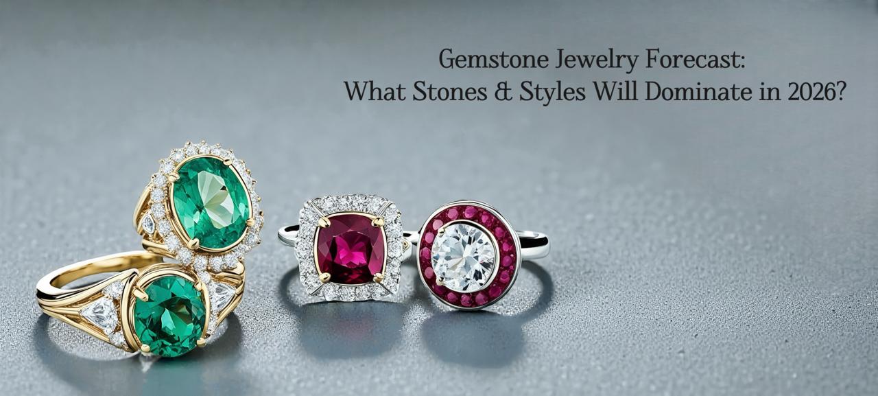 Gemstone Jewelry Forecast: What Stones & Styles Will Dominate in 2026?