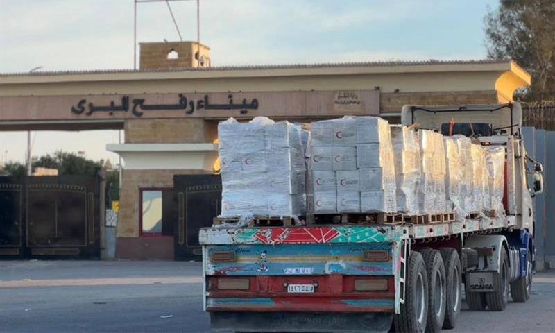 Egypt sustains Gaza aid logistics with 95th convoy amid winter pressure