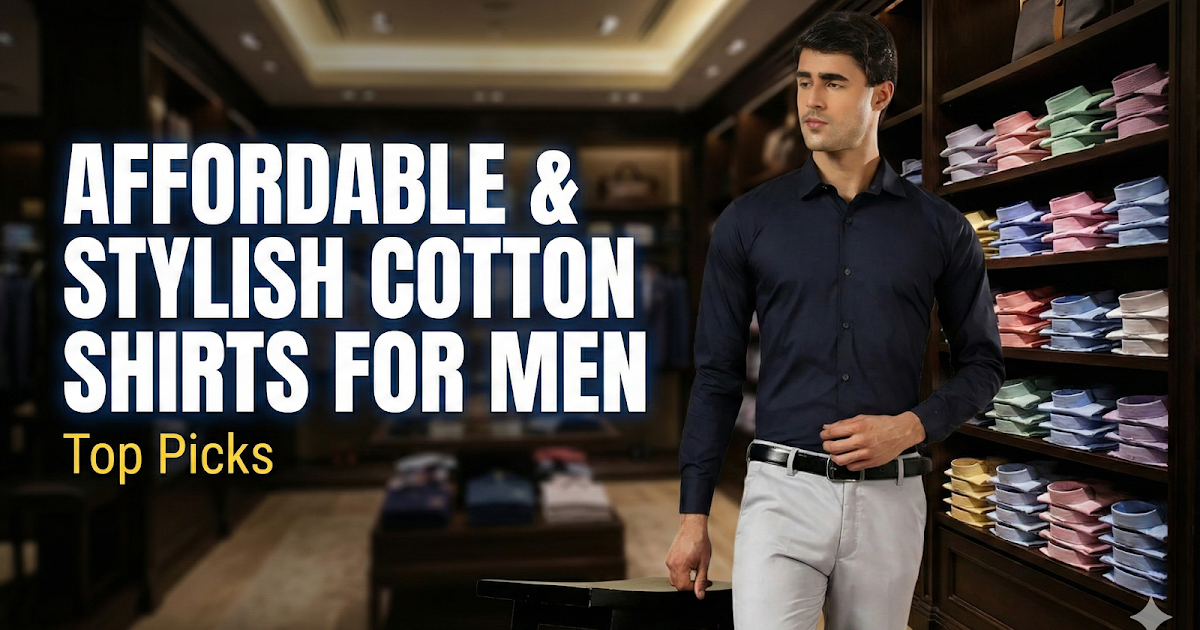 Affordable & Stylish Cotton Shirts for Men: Top Picks