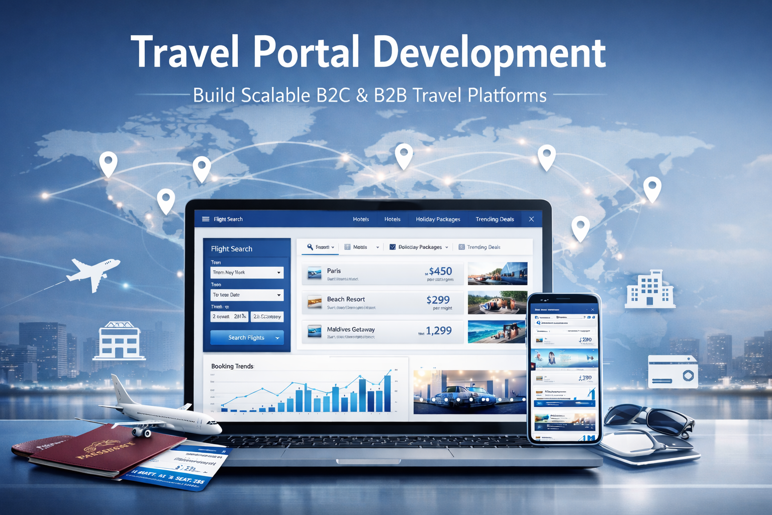 Travel Portal Development Company | Travel Technology Solutions