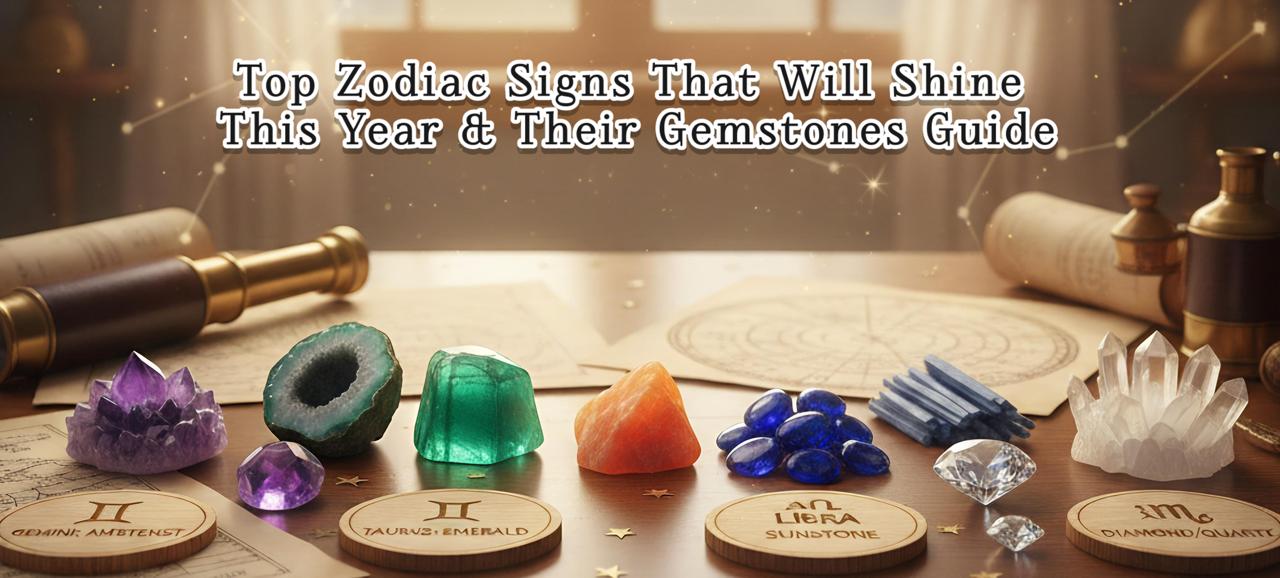 Top Zodiac Signs That Will Shine This Year & Their Gemstones Guide