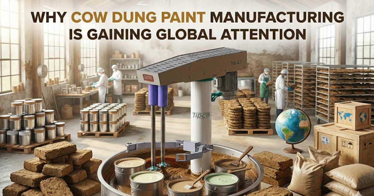Why Cow Dung Paint Manufacturing Is Gaining Global Attention