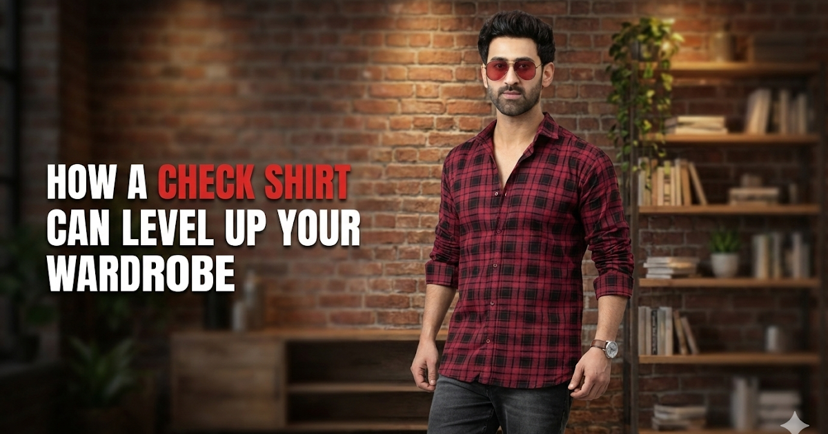 How a Check Shirt Can Level Up Your Wardrobe