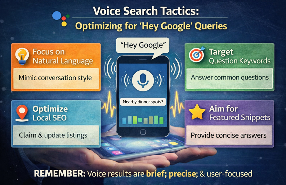 Voice Search Tactics: Optimizing for ‘Hey Google’ Queries