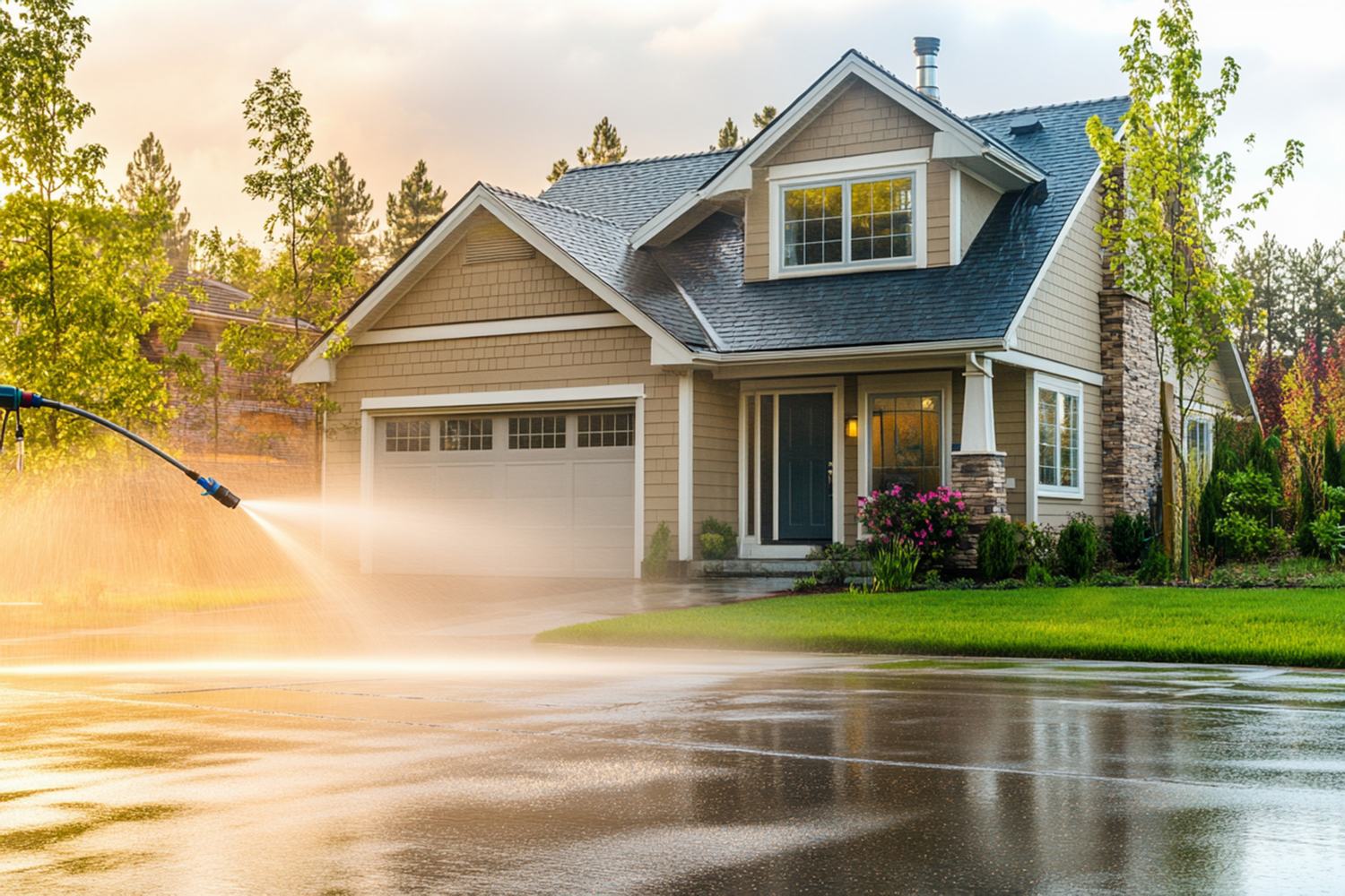 Professional Power Washing Services Morrisville & Apex | Residential Power Washing Company | First Choice Painters