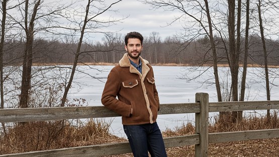 The Men's Shearling Coat: Classic Design Meets Modern Winter Style | Author Shearling Company | Sociomix