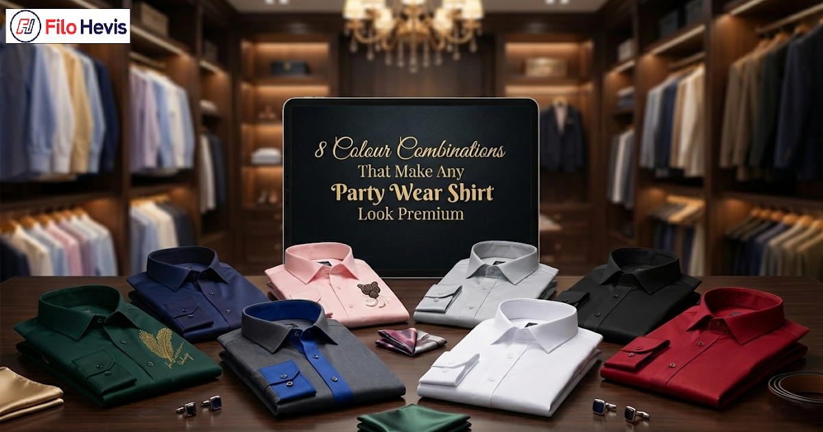 8 Colour Combinations That Make Any Party Wear Shirt Look Premium