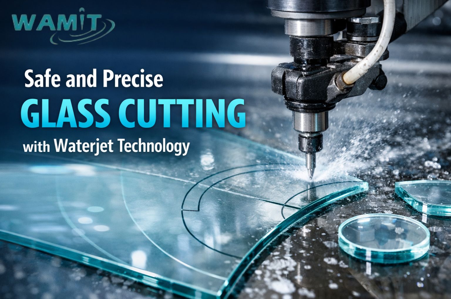 Safe and Precise Glass Cutting with Waterjet Technology - InsideTechie