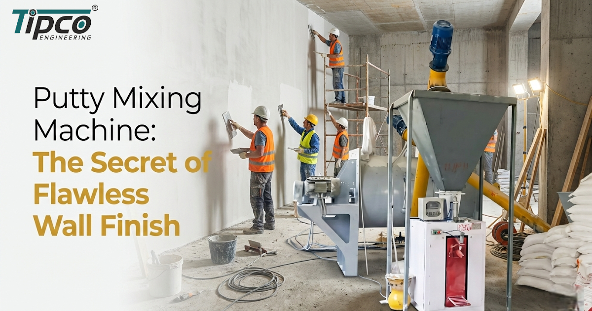 Putty Mixing Machine: The Secret of Flawless Wall Finish
