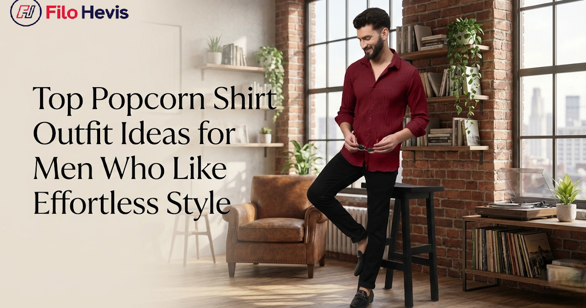 Top Popcorn Shirt Outfit Ideas for Men Who Like Effortless Style