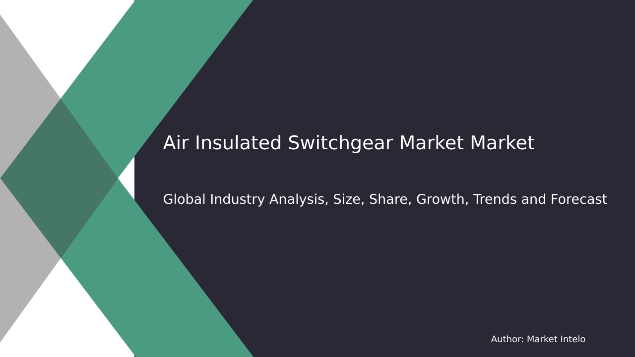 Air Insulated Switchgear Market Research Report 2033
