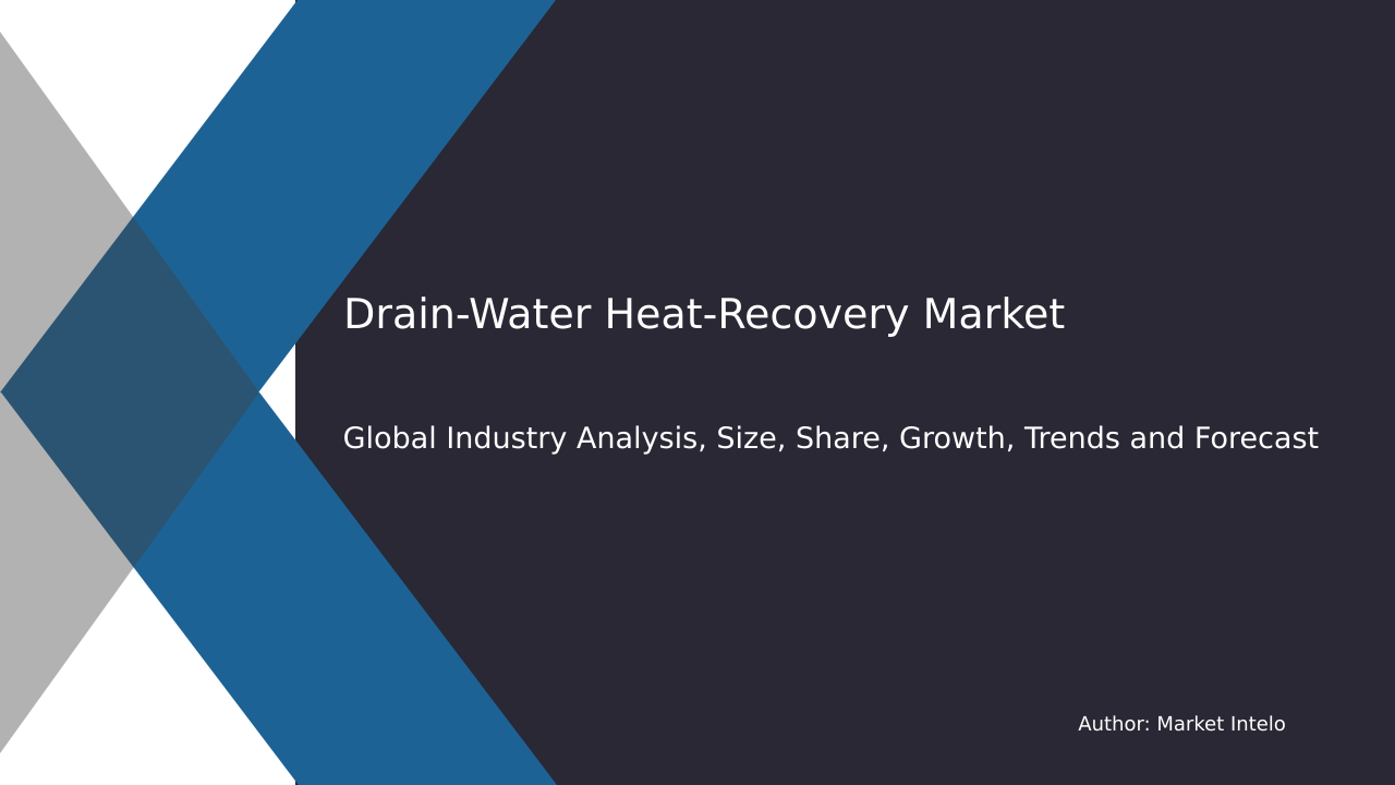 Drain Water Heat Recovery Market Research Report 2033