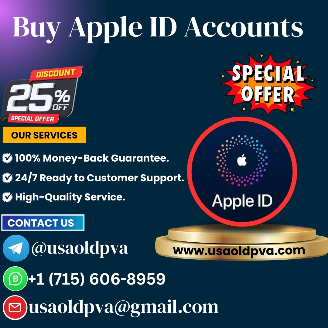Buy Apple ID Accounts - 100% Verified & Fast Delivery.