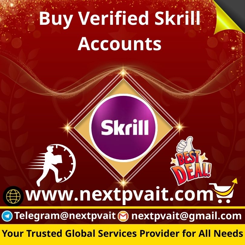 Buy Verified Skrill Accounts -for Everyday Digital Payments