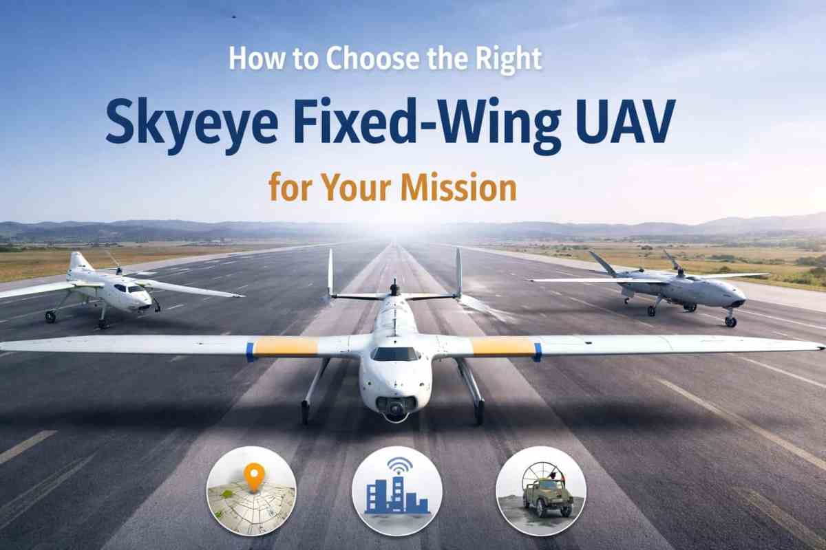 How to Choose the Right Skyeye Fixed-Wing UAV for Your Mission – Zanzottera Technologies SRL